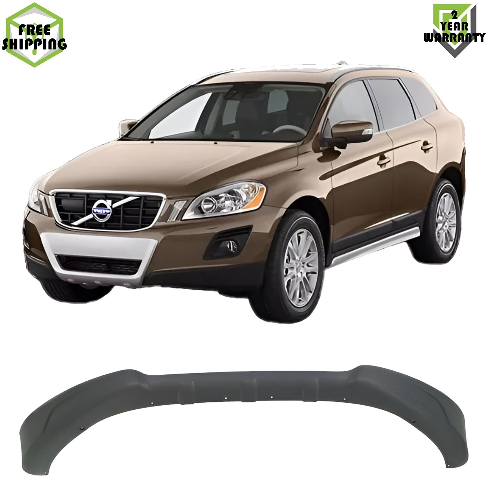 Front Lower Valance Textured Plastic For 2010-2013 Volvo XC60