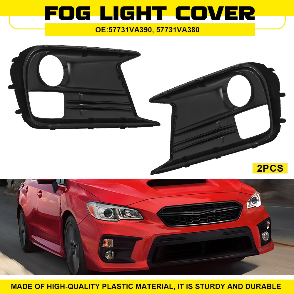 1 Pair Fog Lights Bezel Set For 2018-2021 Subaru WRX / WRX STI Fog Lights Cover
