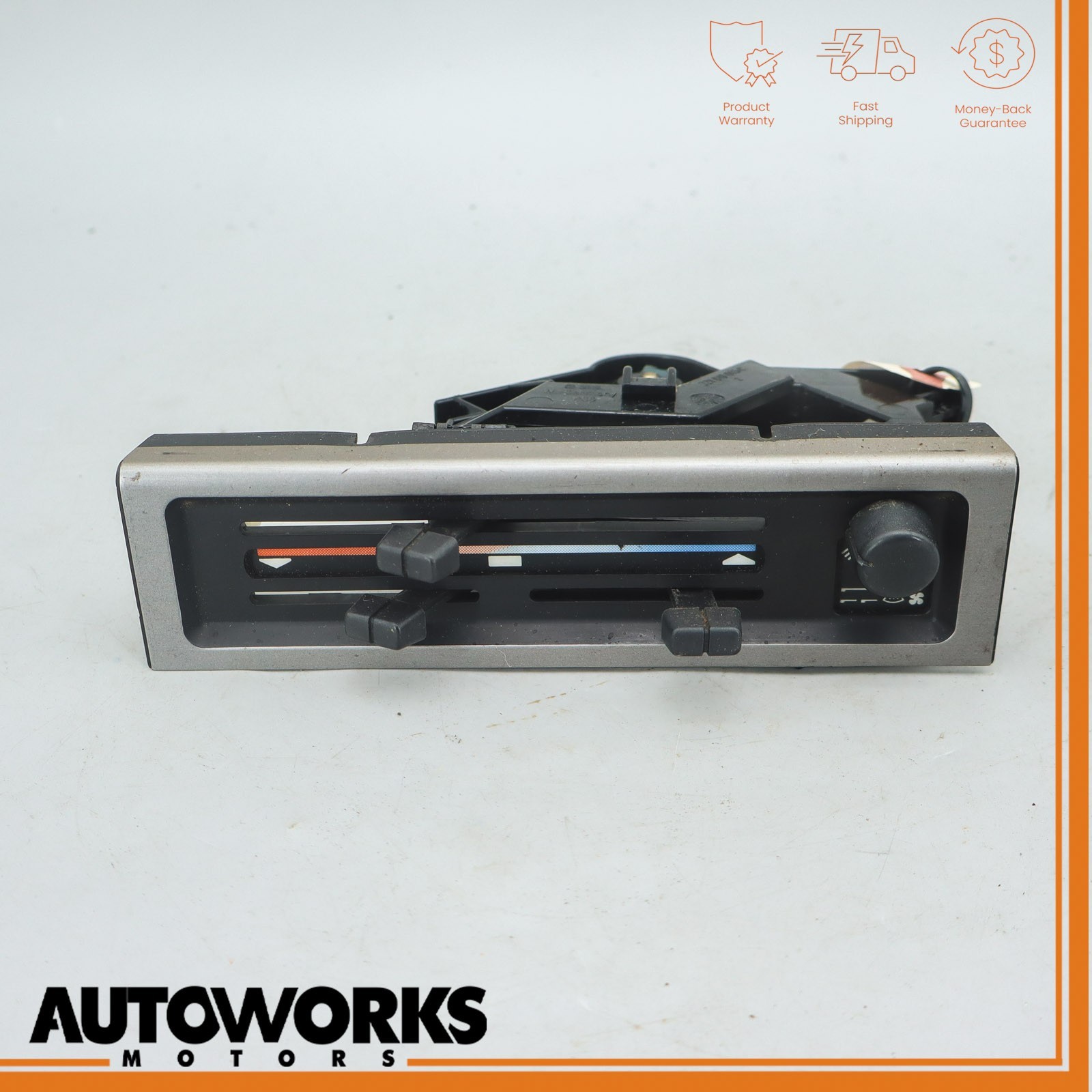 83-87 Porsche 944 Front Heater Temperature Air Climate Control Switch Panel OEM