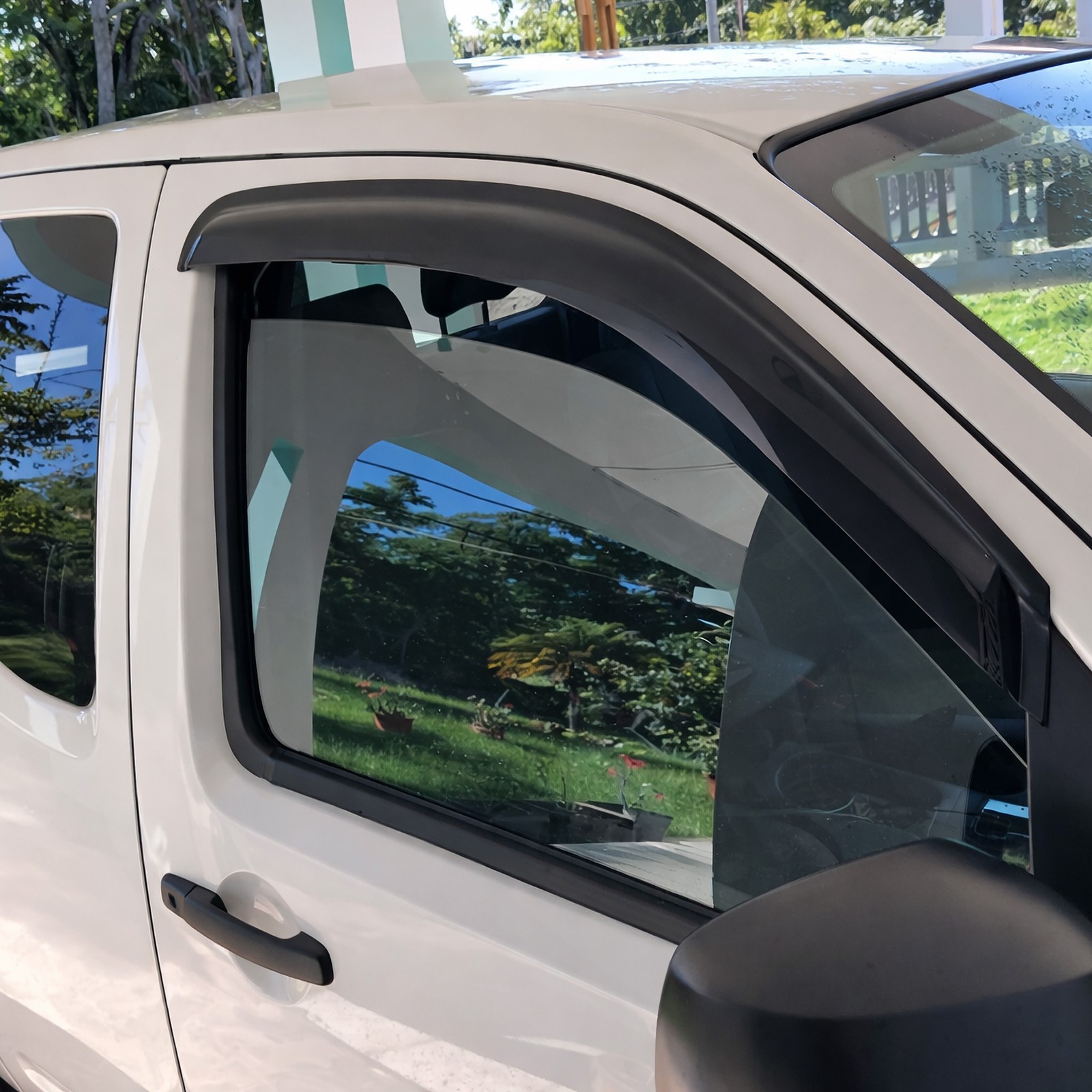 For Suzuki Grand Vitara 1999-2005 Smoke Window Rain Guards Visor 4pcs Set