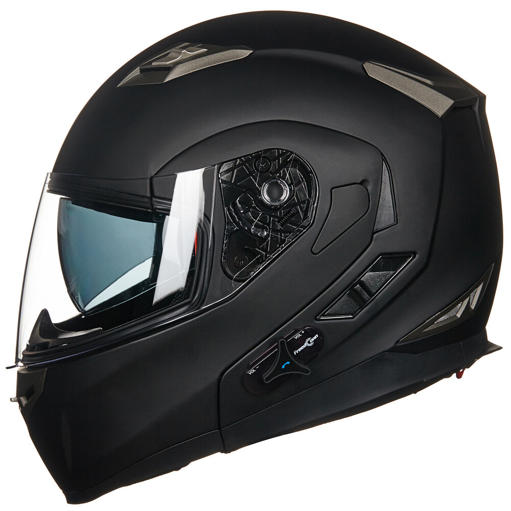 ILM Bluetooth Built-in Modular 2-3 Riders Group Motorcycle Helmet Full Face DOT