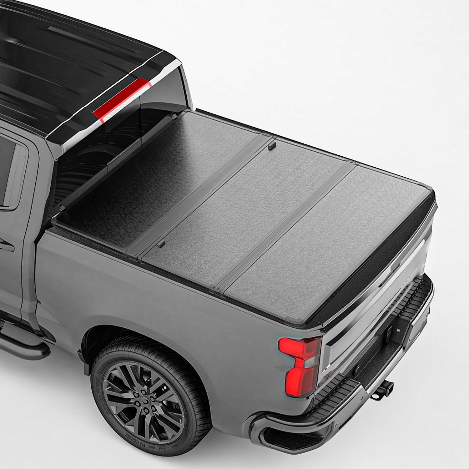 5.8FT 3-Fold Hard Tonneau Cover For 2007-2026 Silverado Sierra 1500 Truck Bed