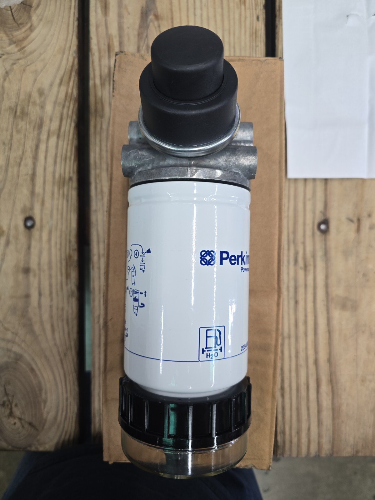 NEW Perkins 2656F853 2656F085 2565f087 Fuel Filter Assembly with Fittings NEW Perkins 2656F853 2656F085 2565f087 Fuel Filter Assembly with Fittings