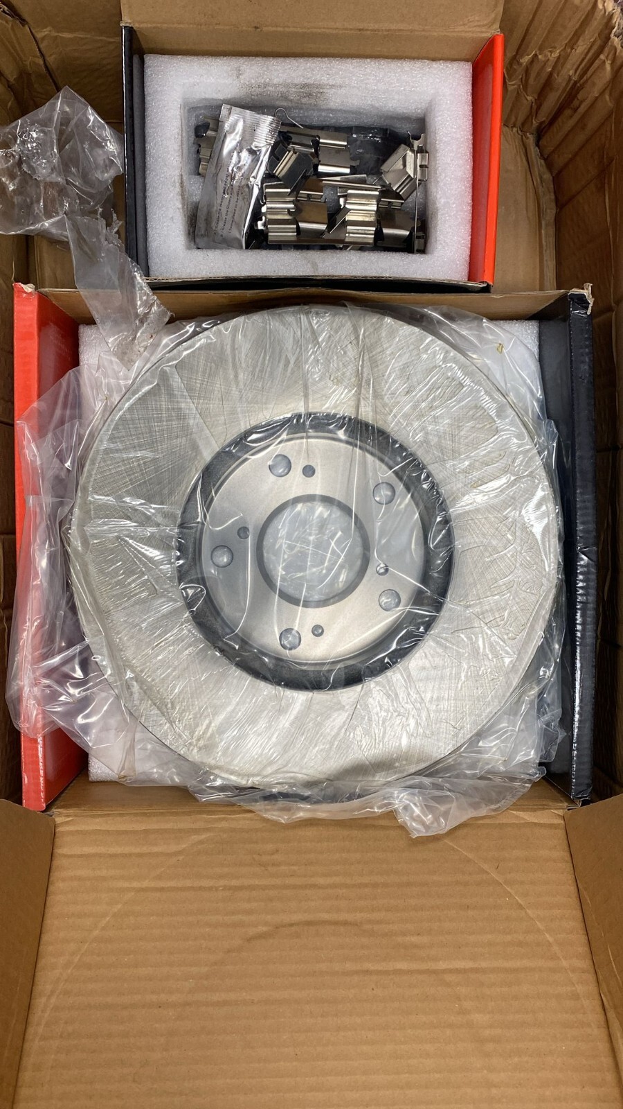 A-Premium 11.10 in (282mm) Front Vented Disc Brake Rotors + Ceramic Pads Kit Com