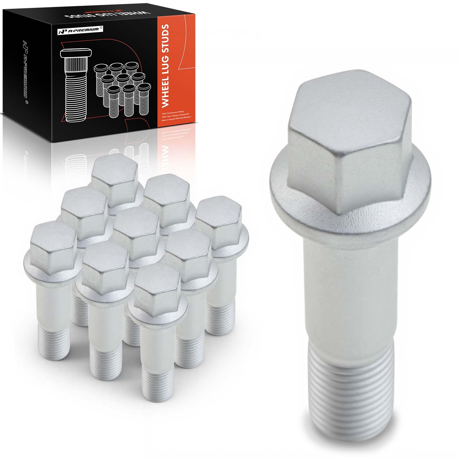 A-Premium 10x Wheel Lug Bolt for Maybach 57 Benz AMG GT 43 CL200 G500 GL320 R550 A-Premium 10x Wheel Lug Bolt for Maybach 57 Benz AMG GT 43 CL200 G500 GL320 R550
