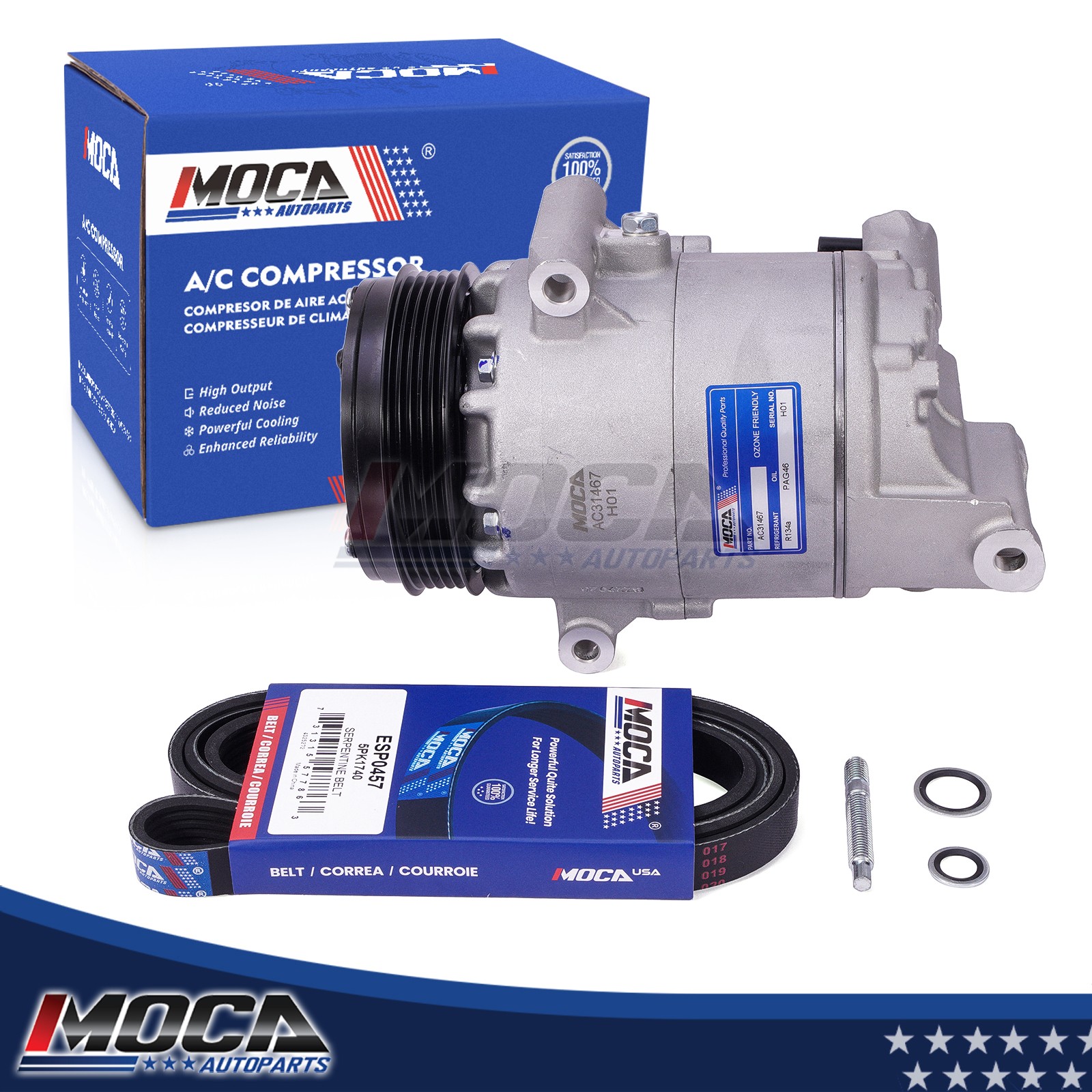 New A/C Compressor Serpentine Belt for 2015 Chevrolet Colorado GMC Canyon 2.5L 