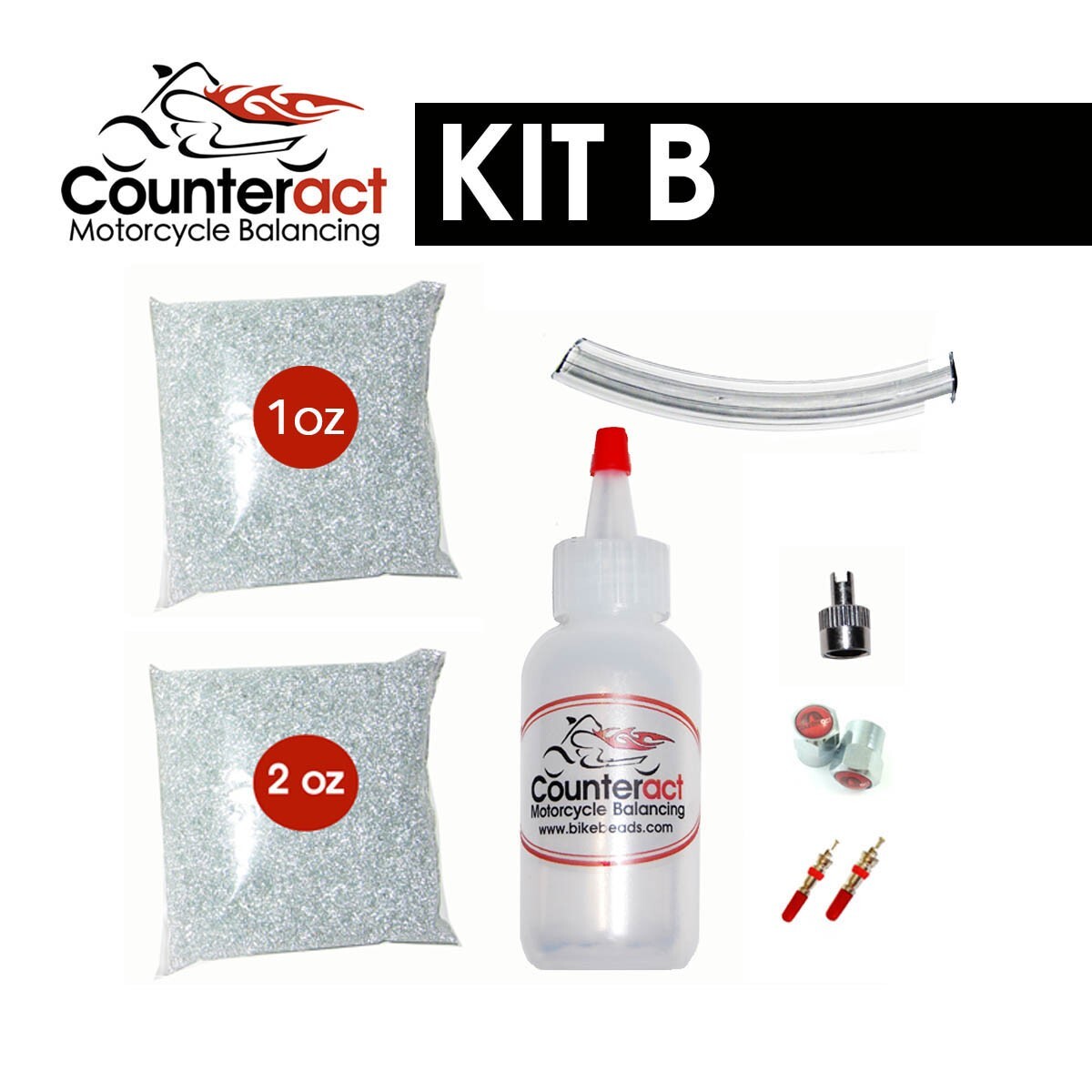 Counteract KIT-B Motorcycle Do It Yourself Tire/Wheel Balancing Beads Kit - 1... Counteract KIT-B Motorcycle Do It Yourself Tire/Wheel Balancing Beads Kit - 1...
