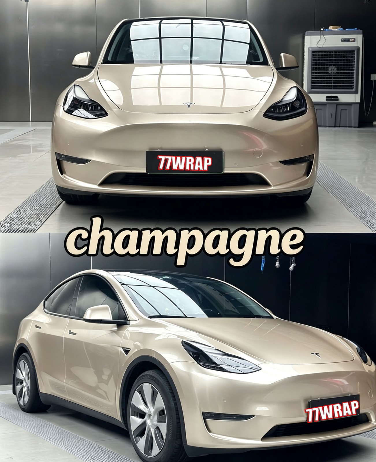 PET 65FT x 5FT Air Free Metallic Pearl Car Truck Vinyl Wrap Sticker Champagne US