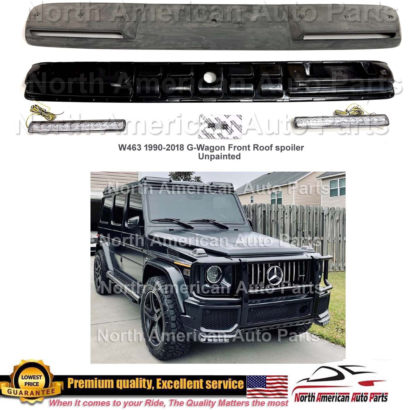 G63 Front Roof Spoiler Led W463 1990-2018 G500 G550 Brabus New Parts