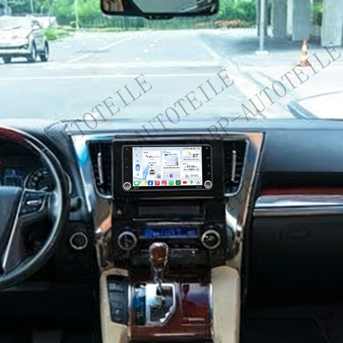 2+64G Car Radio Stereo For TOYOTA Alphard 2008-2015 Android 15 GPS Carplay NAVI