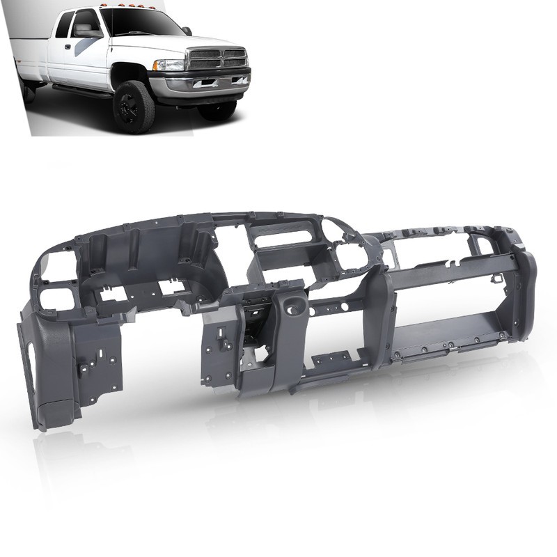 Fit For 1998-2001 2000 Dodge Ram Dash Dashboard Core Structure Frame Single Aux