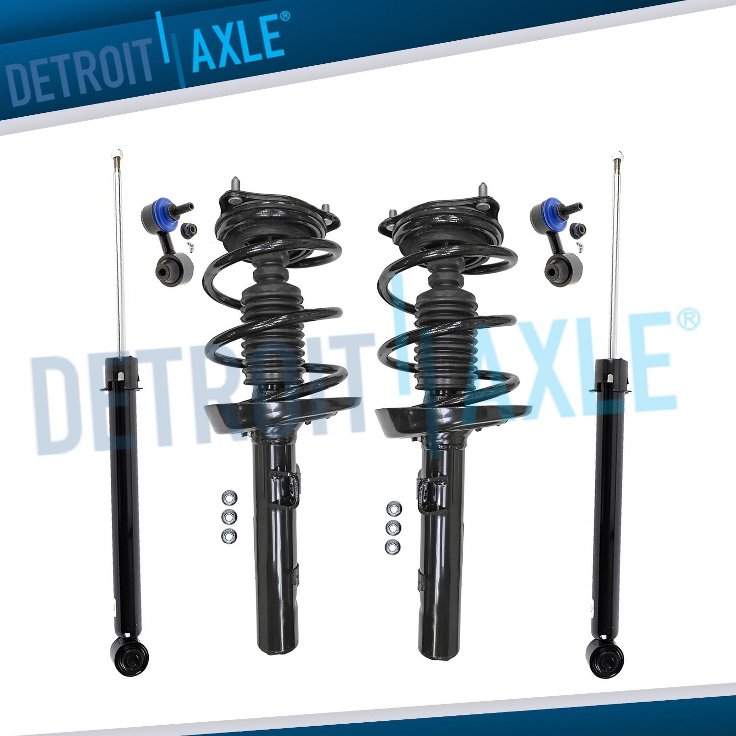 Front Strut Coil Spring Rear Shocks Sway Bars for 2016-2021 Honda Civic Insight