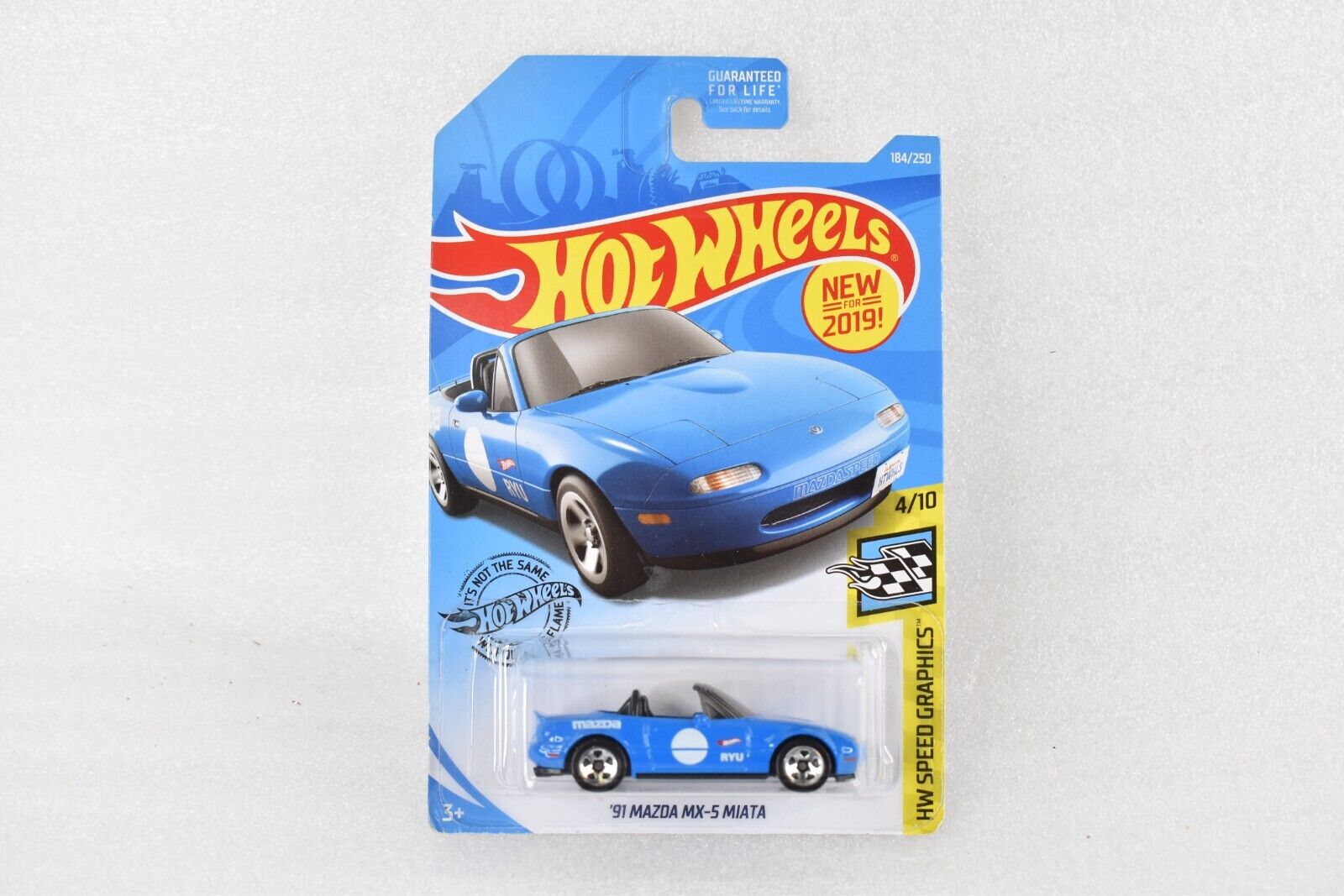 💎 2019 Hot Wheels \'91 Mazda MX-5 Miata HW Speed Graphics 4/10