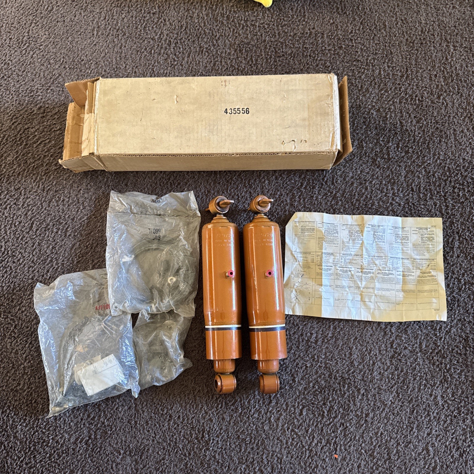 VTG NOS Gabriel Rear Hi-Jacker Air Shock Absorbers Rear Pair Ford Mercury 1970s VTG NOS Gabriel Rear Hi-Jacker Air Shock Absorbers Rear Pair Ford Mercury 1970s