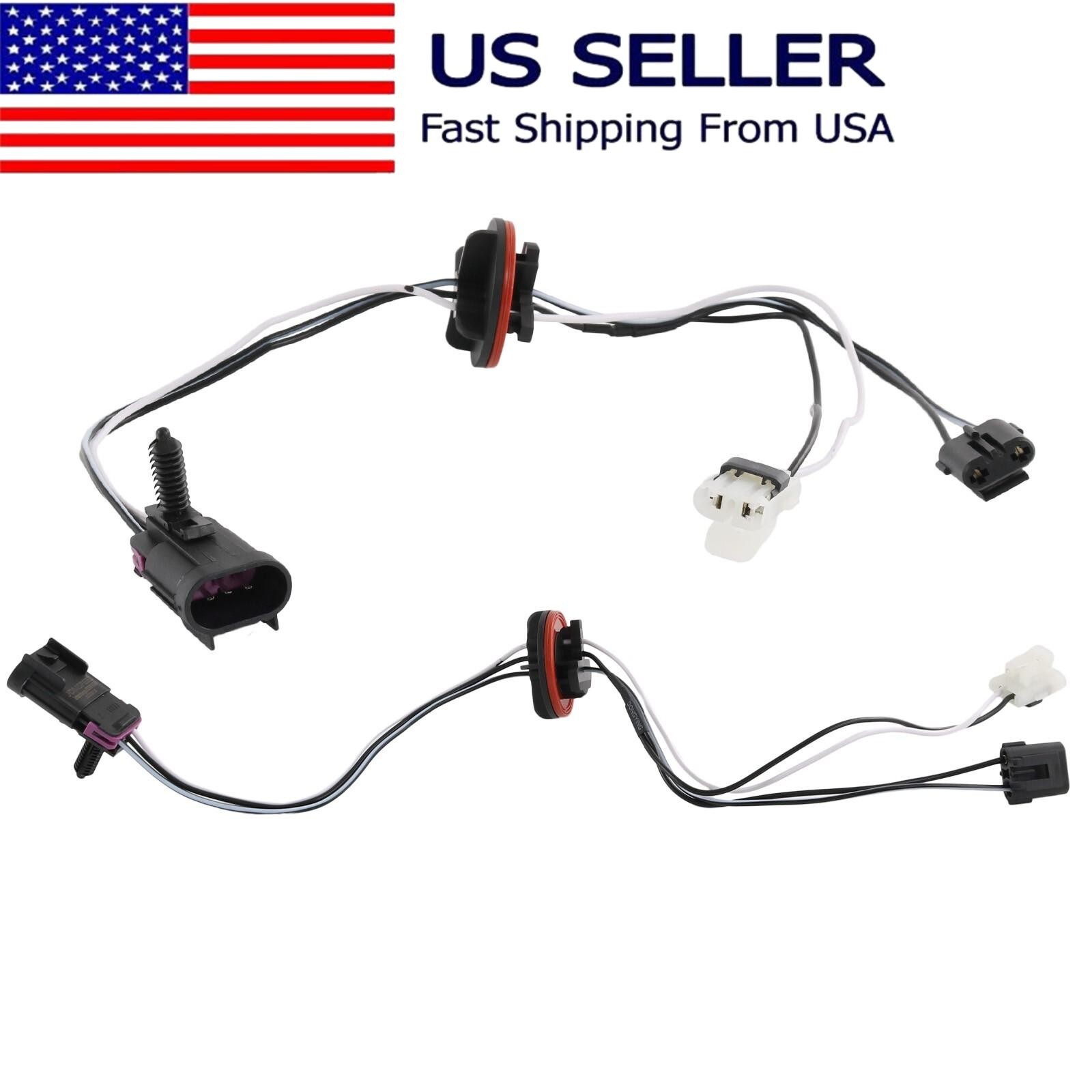 2pcs Headlight Lamp Wiring Harness For 2012-2018 Ram 1500 2500 3500 68193062AB