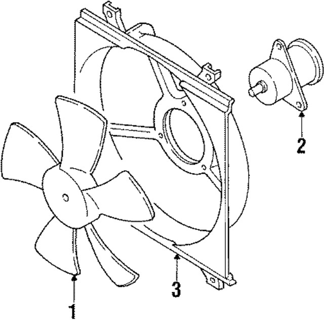 Genuine Mazda Motor BPE8-15-150
