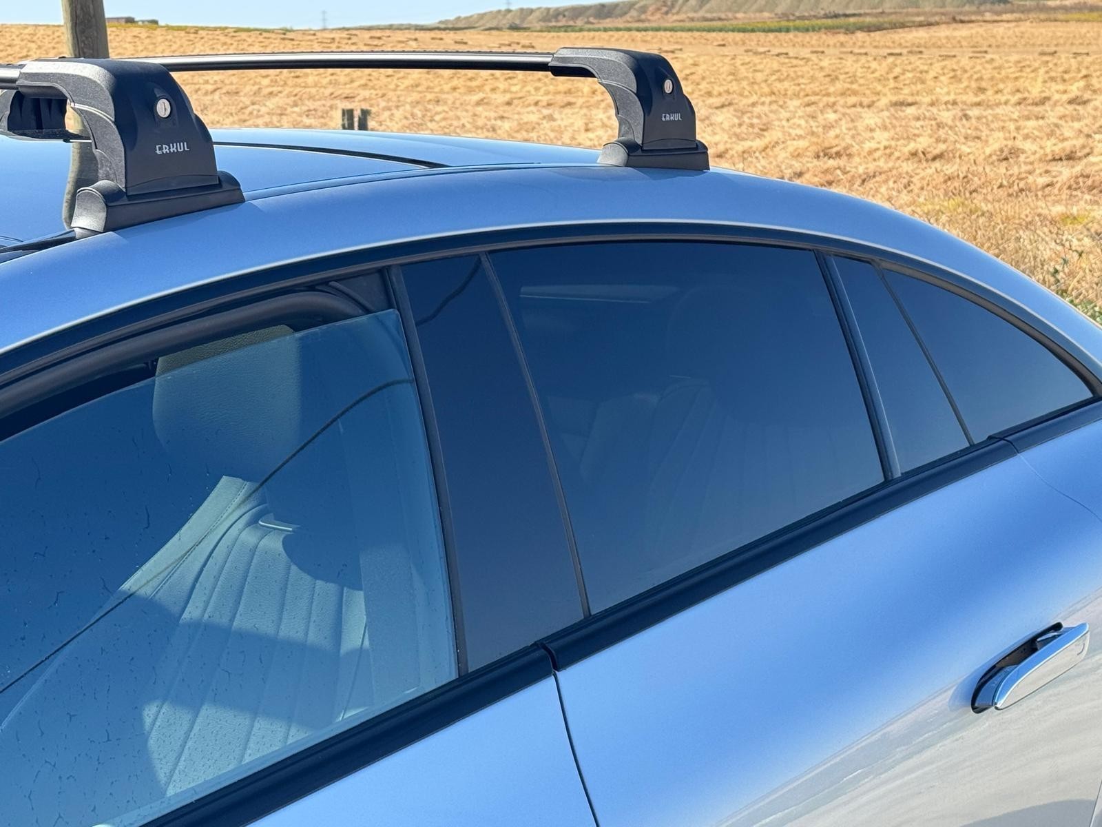 Premium Quality Crossbars Set Roof Rack for Mercedes C Class W204 2007-14, Black