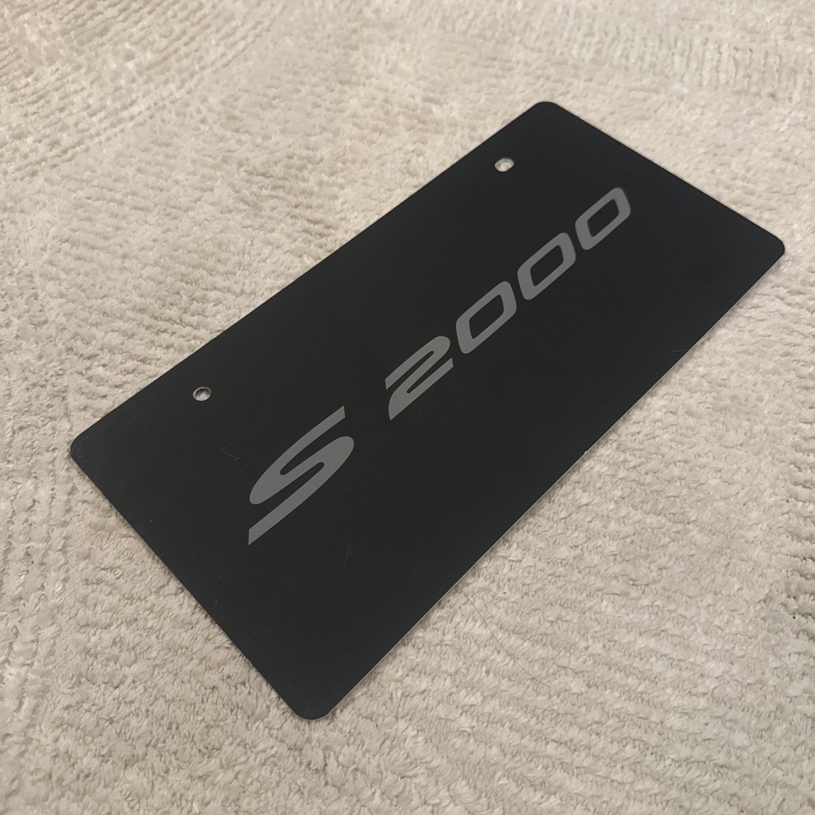 Rare Genuine JDM Honda S2000 Vanity / Dealer Plate Type S / CR  Mugen Spoon