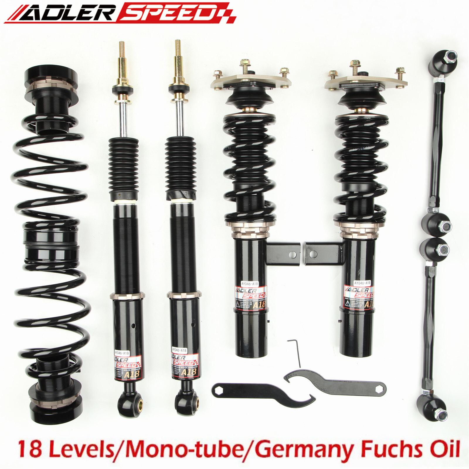 ADLERSPEED 18 Levels Damping Coilovers Suspension For MK6 Volkswagen Jetta 12-18