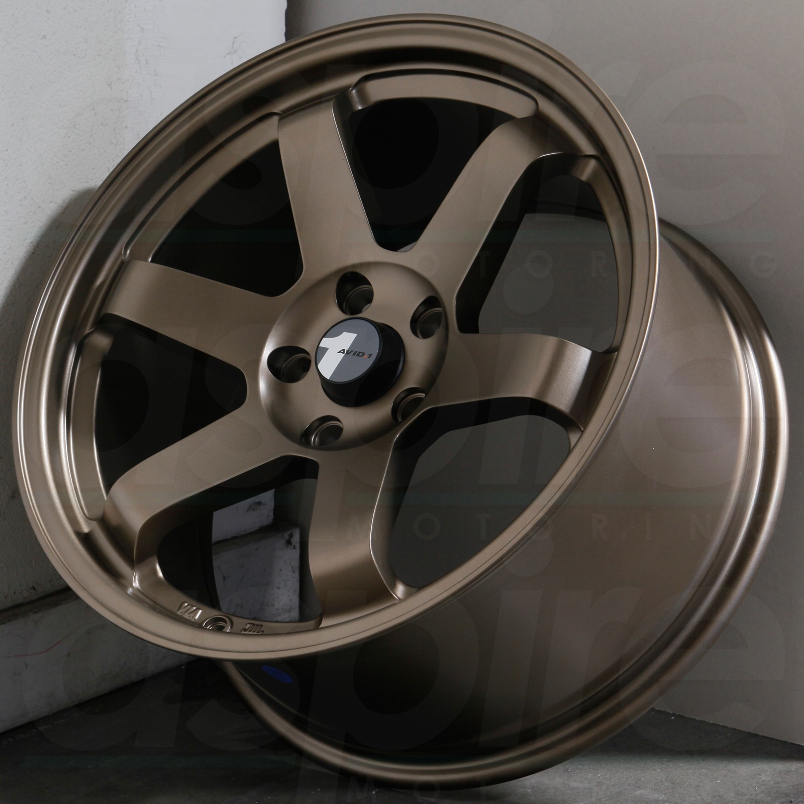 17x8 Matte Bronze Wheels AVID1 AV06 5x114.3 35 (Set of 4)  73.1