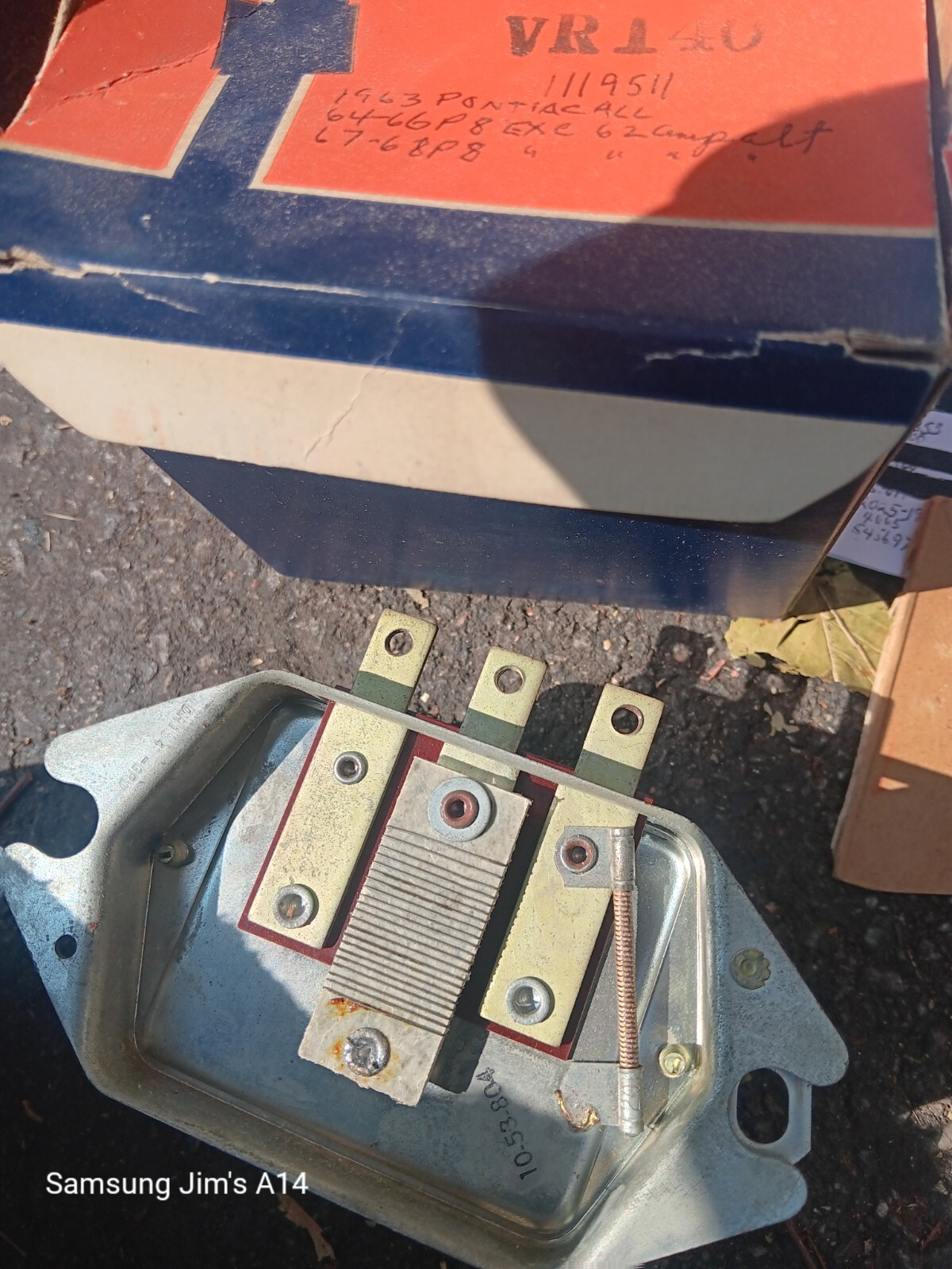 Nos 1965 1970 gm voltage regulator