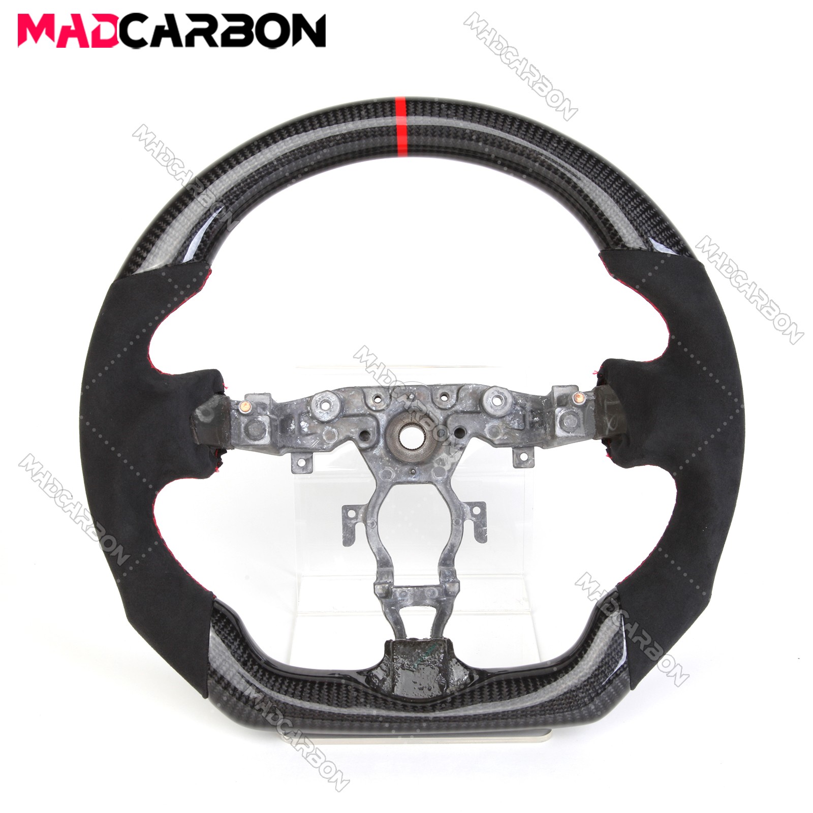 Fit Nissan 370z Nismo Z34 Real Carbon Fiber Alcantara Steering Wheel 2009-2021