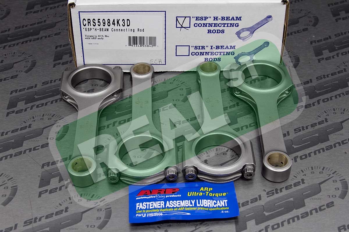 Eagle H Beam Rods Acura Honda TSX CRV Element K24 K24A2 K24A4 K24Z CRS5984K3D