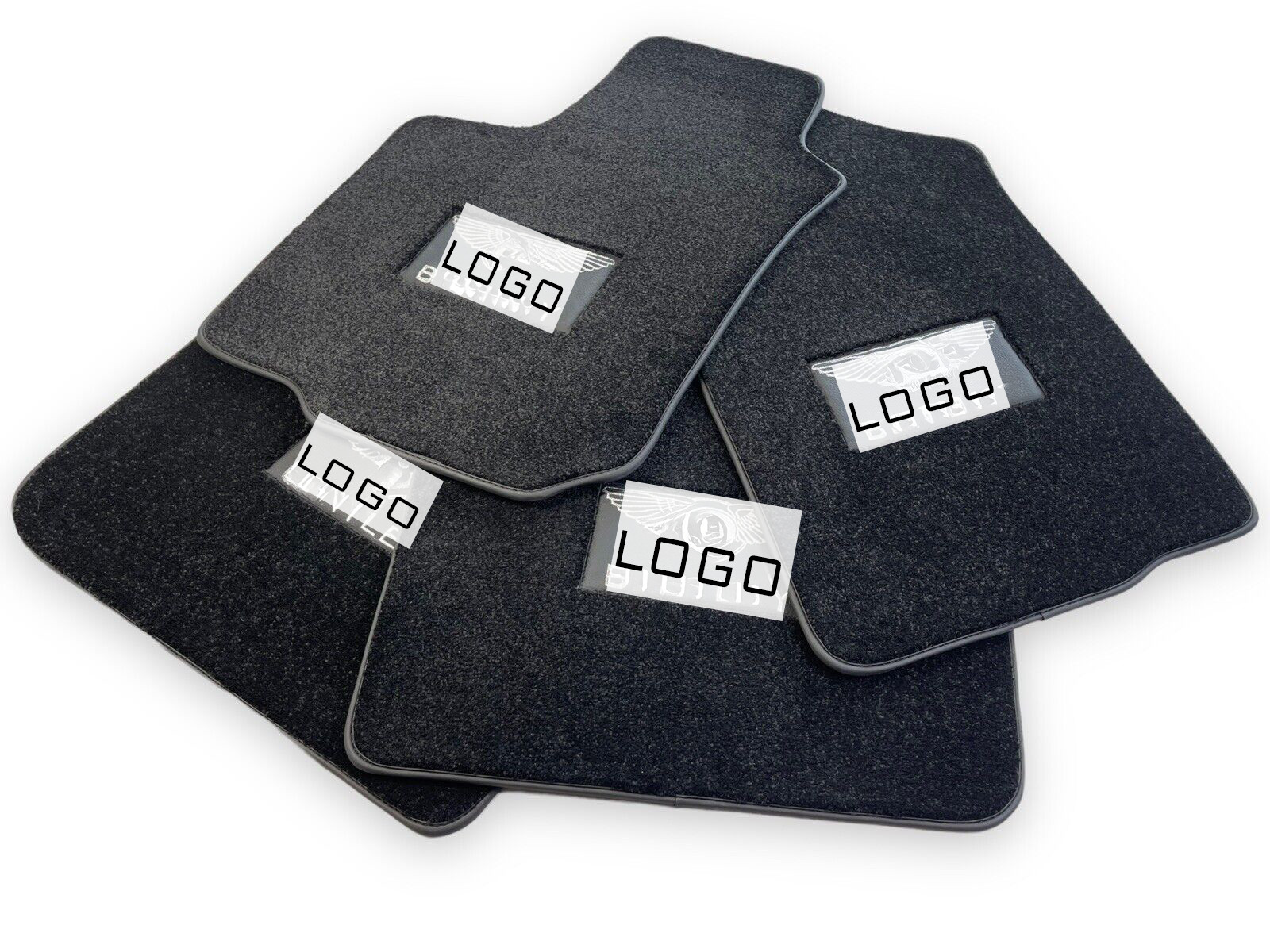 Floor Mats For Bentley Flying Spur Premium Tailored Black Carpets Set LHD NEW 