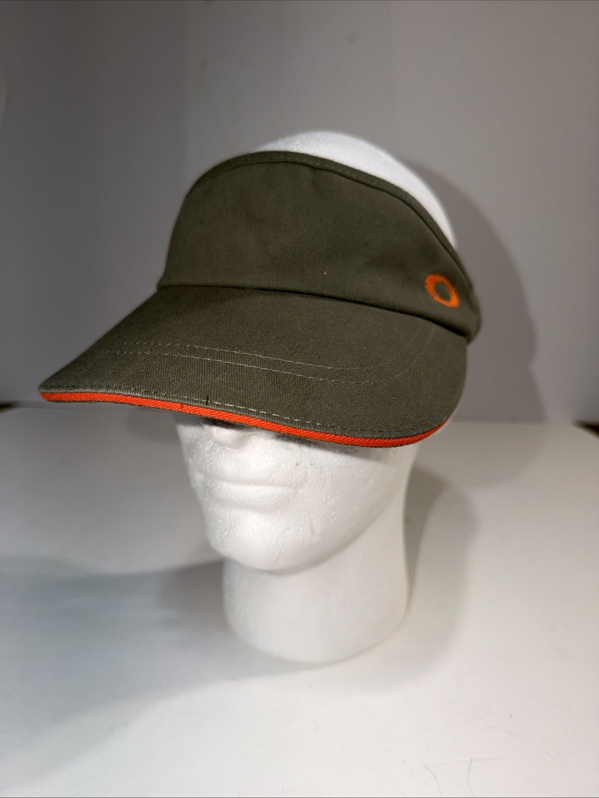 VTG Y2K Oakley Software Sunvisor Sun Visor Green Orange
