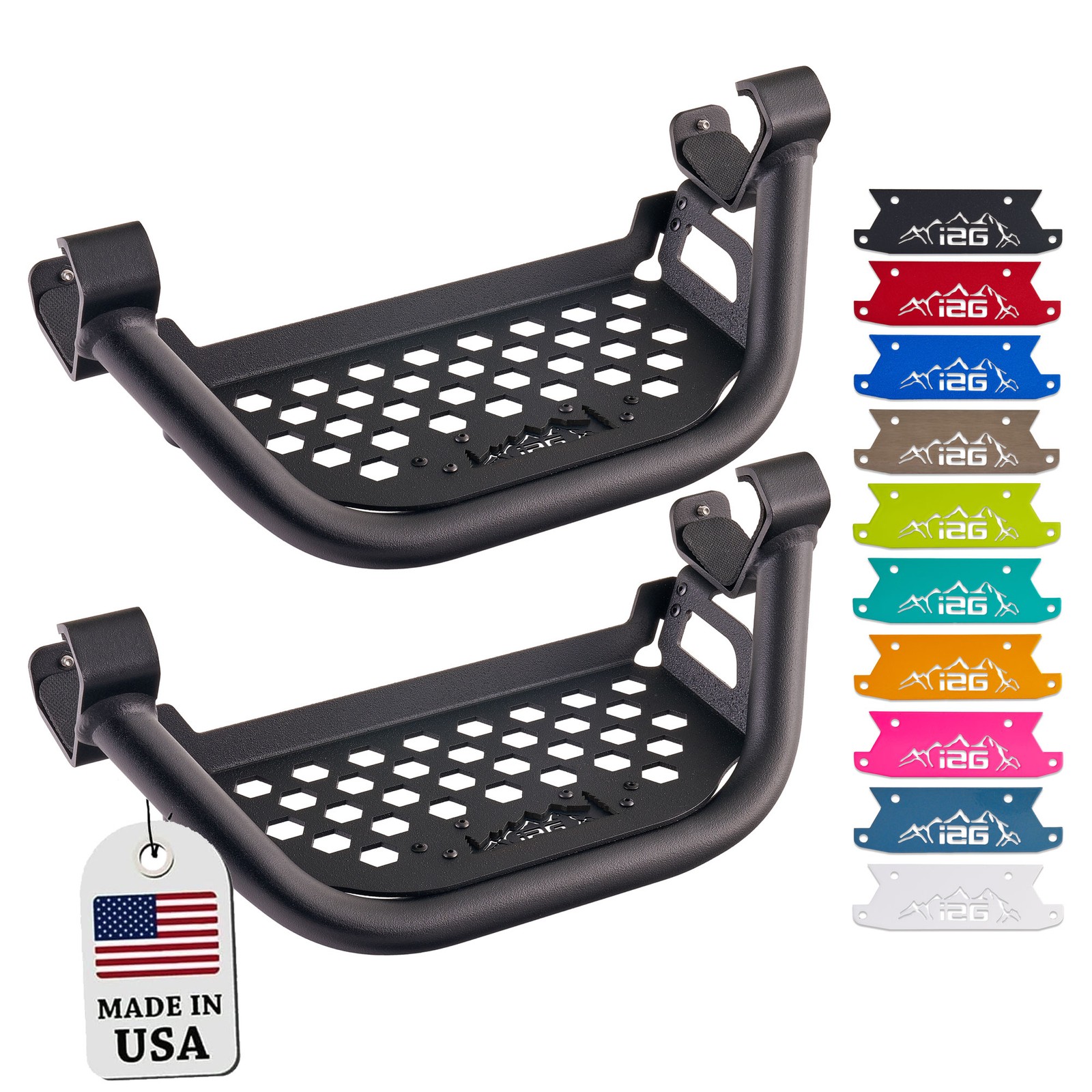 IAG V3 Drop Down EZ-Step for Ford Bronco 2021+ 2 Door, Black