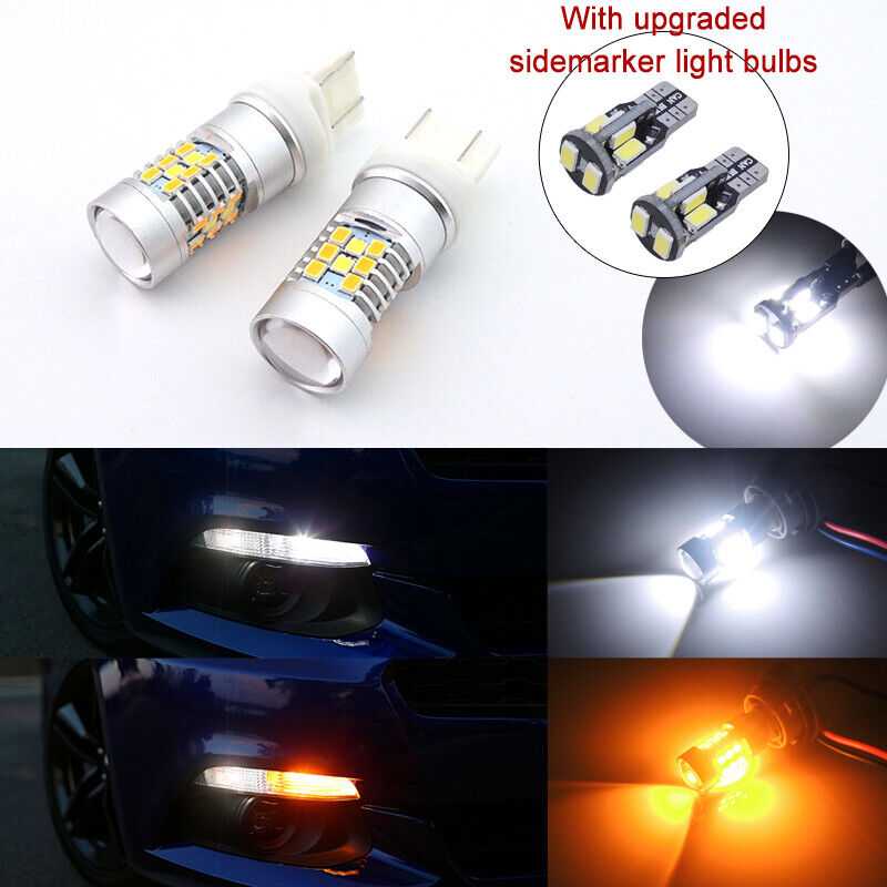 Switchback 28-SMD LED Kit for 2015-17 Ford Mustang Turn Signal w/ Parking Bulbs