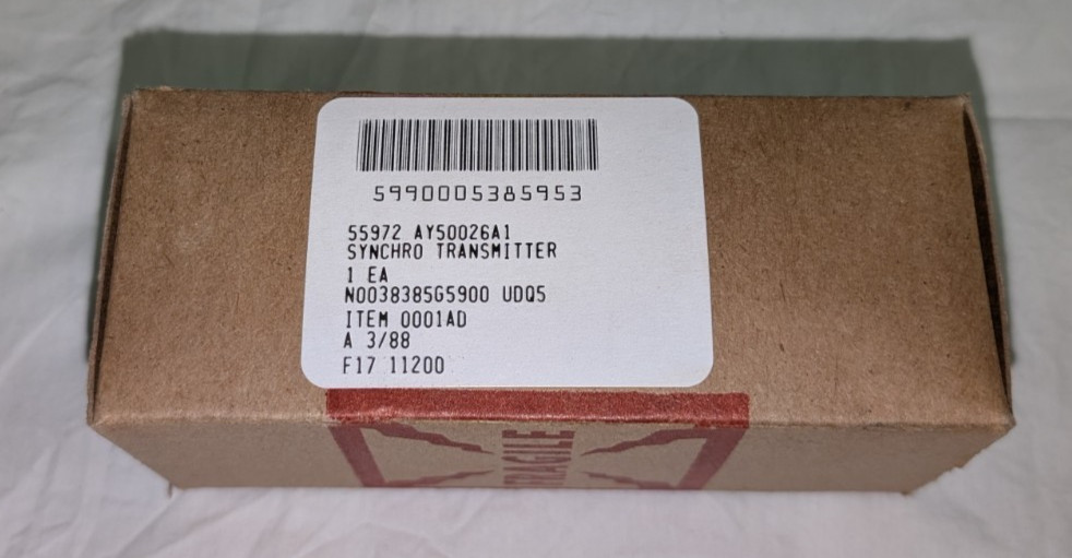Bendix AY50026A1 Synchro Transmitter NOS Sealed Inner Box A