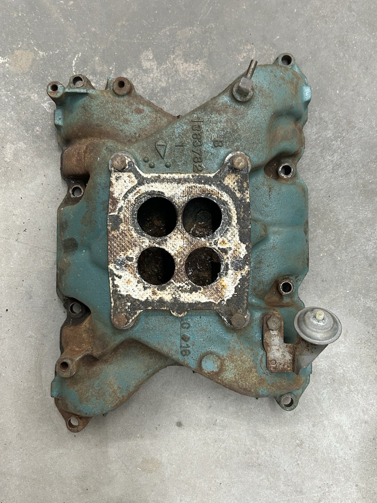BUICK 1964 1965 1966 401 425 NAILHEAD 4 BARREL CAST IRON INTAKE MANIFOLD 363782