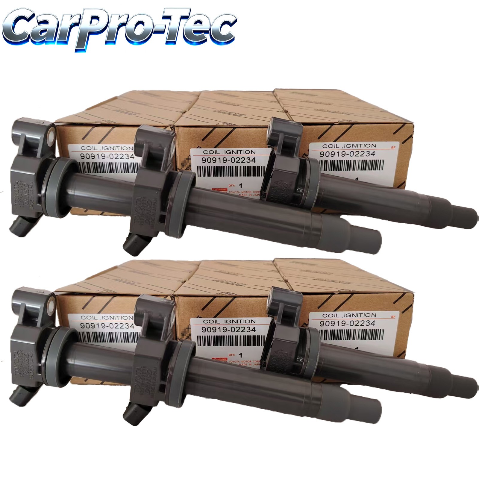 6x OEM New Igintion Coils 90919-02234 For Toyota Lexus Denso 673-1301  NEW