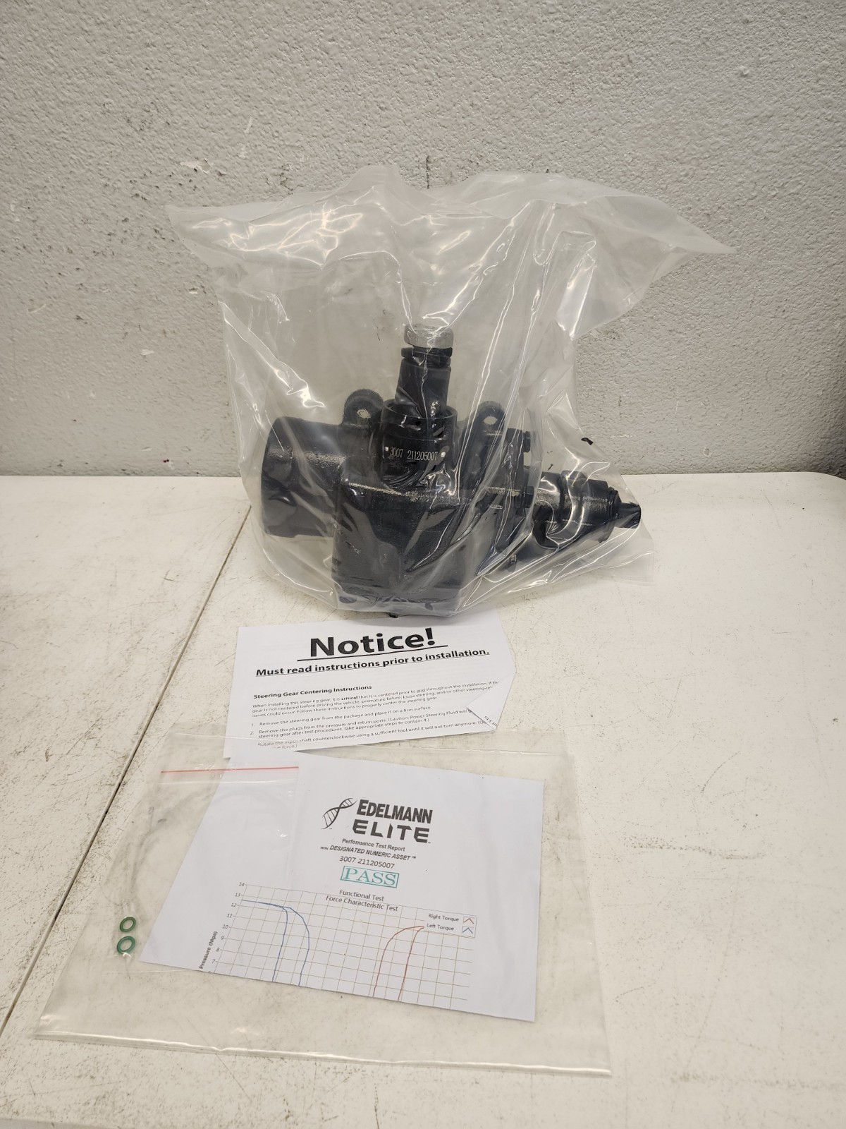 Steering Gear-New Power Edelmann 3007