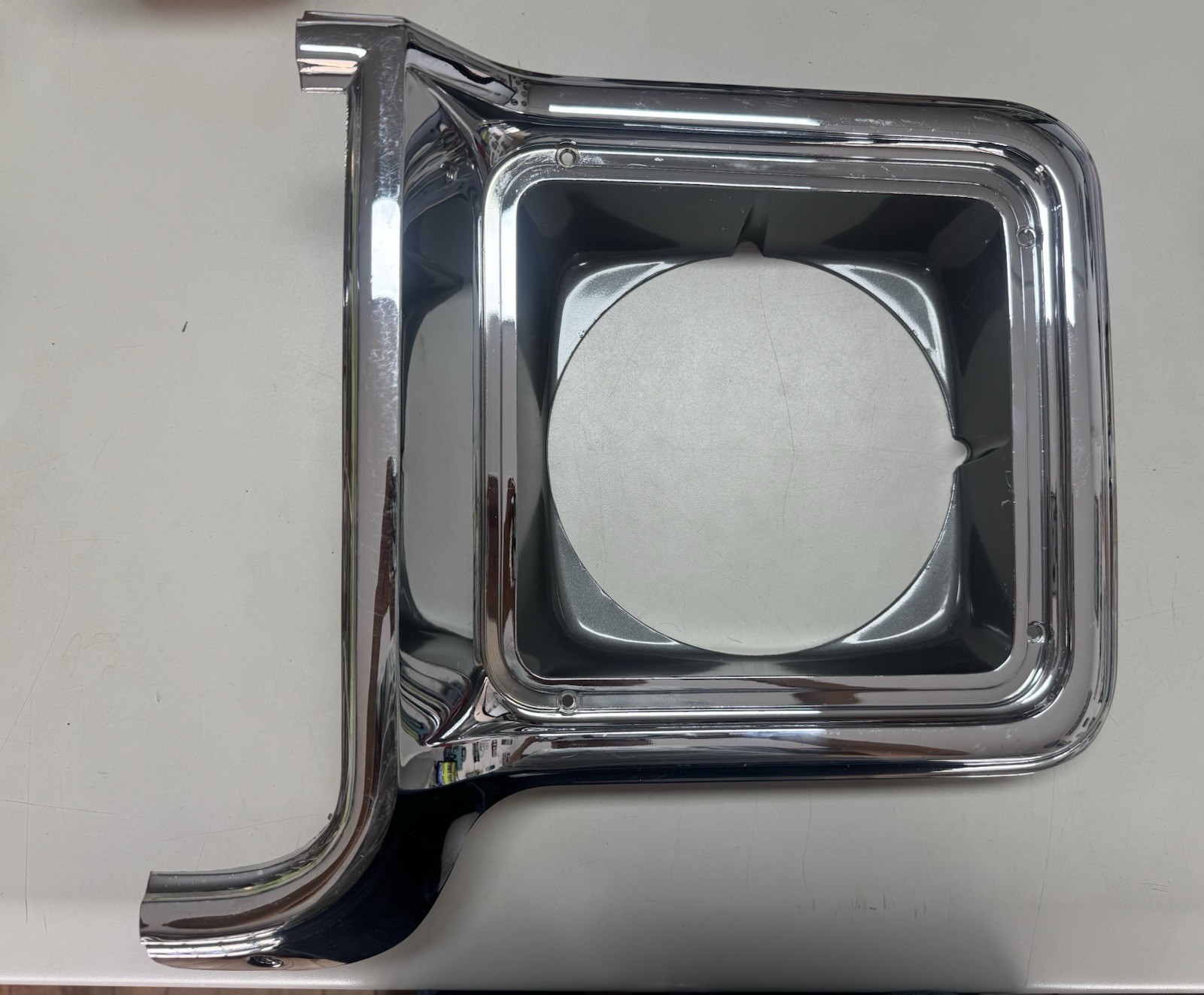 OEM Genuine GM Chevy Squarebody Truck 73-78 Headlight Bezel Metal LH 376627