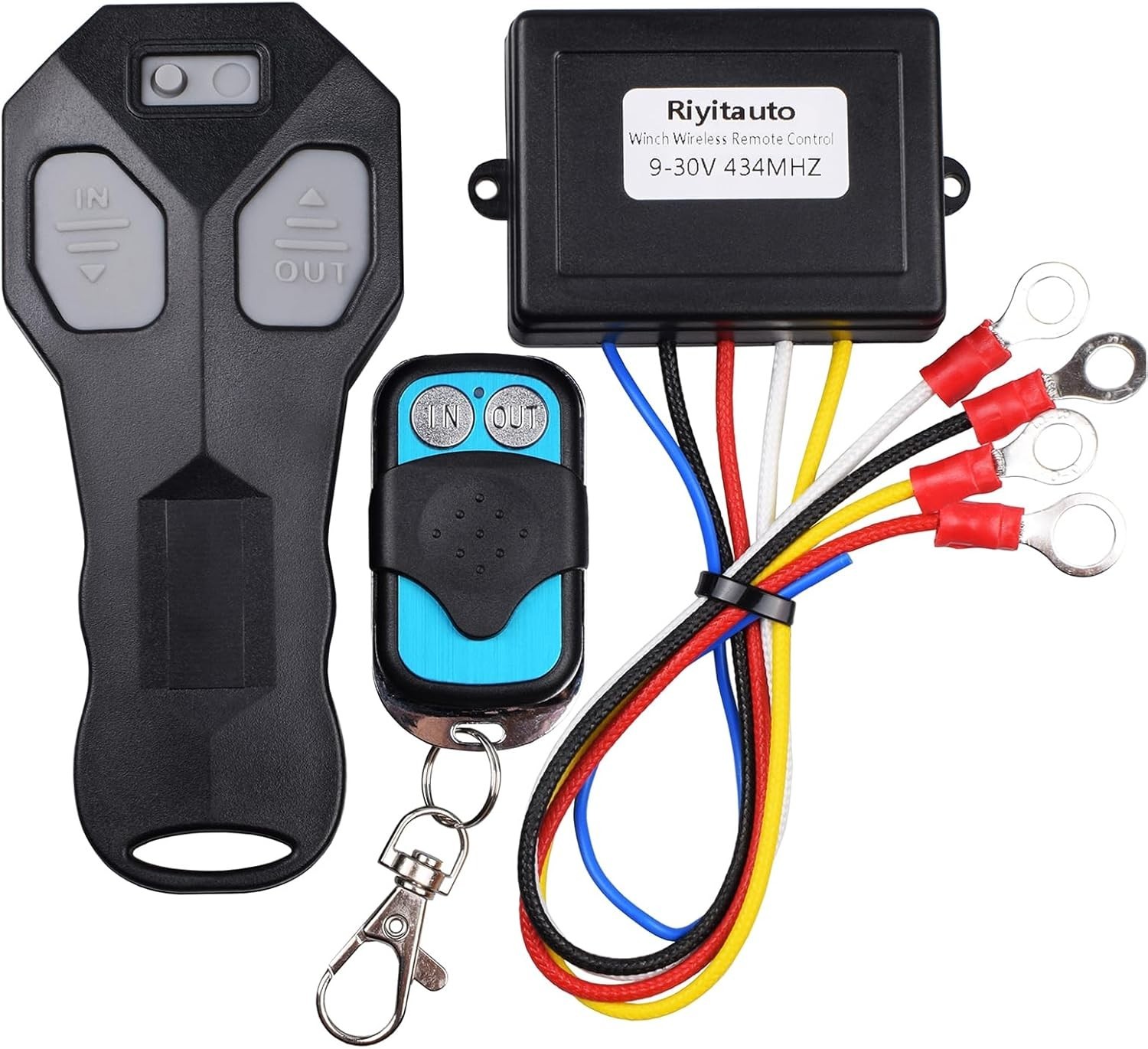 Riyitauto Wireless Winch Remote Control Black-dump trailer wireless remote Riyitauto Wireless Winch Remote Control Black-dump trailer wireless remote
