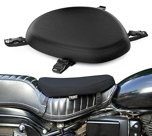 Waterproof Foam Seat Cushion, Absorbs Micro-Shocks Fit for all Motorbikes| Black