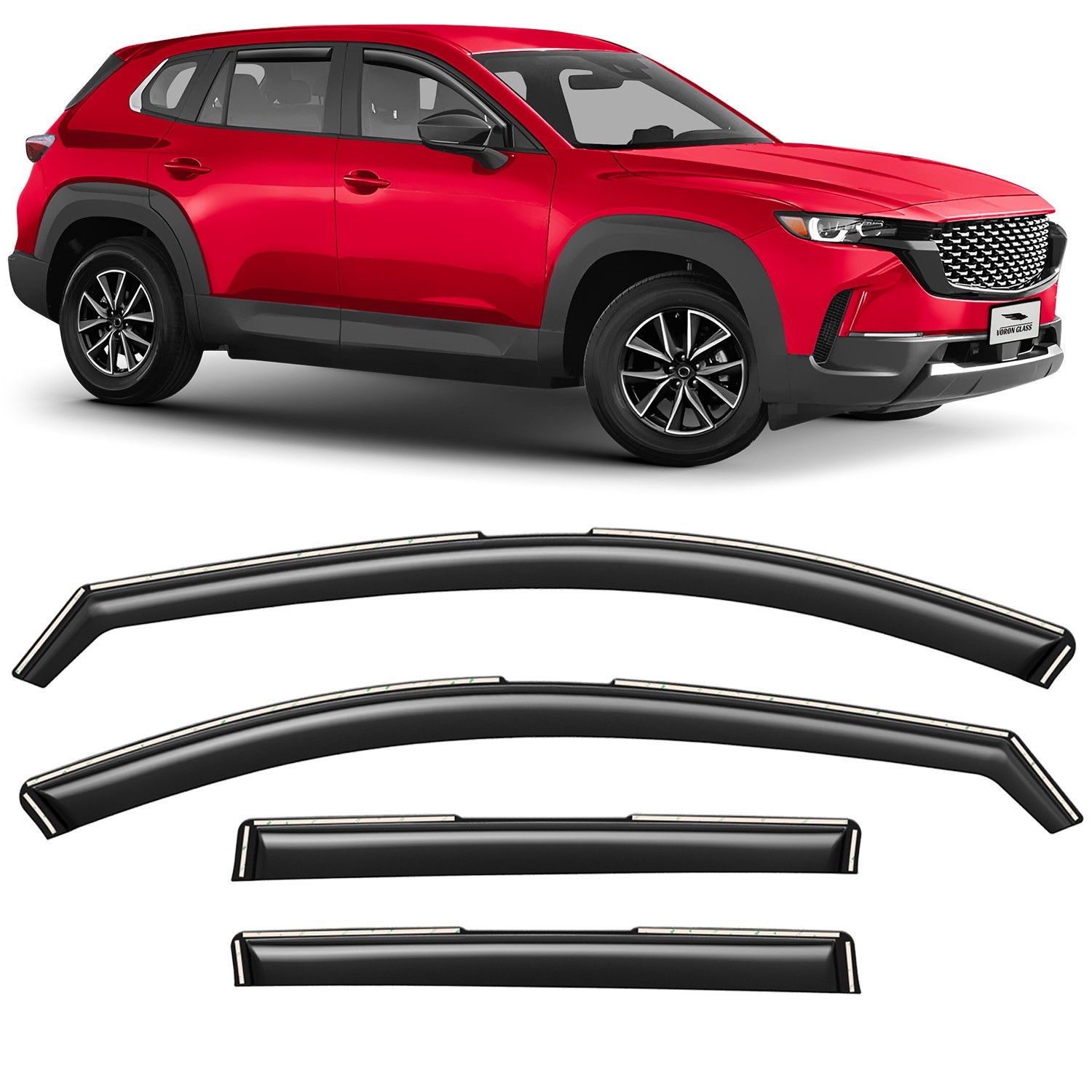 Sun Rain Visors Wind Rain Guards for 2023-2026 Mazda CX-50