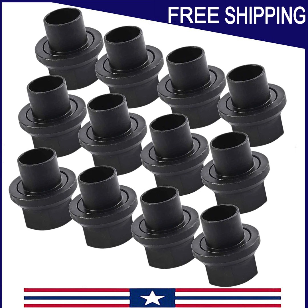 New 12Pcs 33mm M22x1.5 x 19mm Wheel Nuts Sleeve Nuts M22-1.5x19mm Skirt Flange