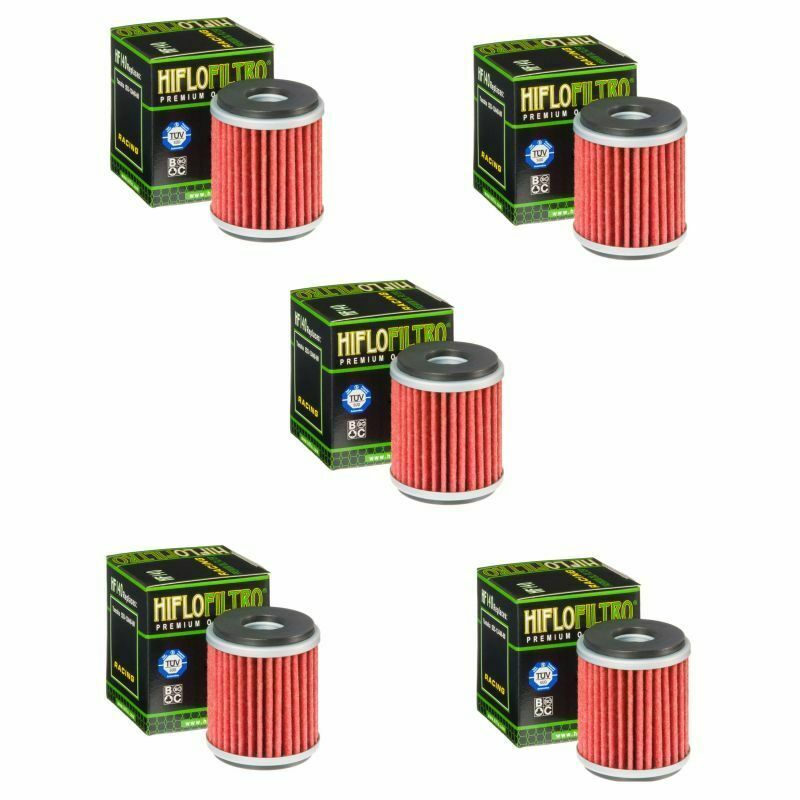 2009-2025 Yamaha YZ250F Genuine HiFlo Oil Filter HF140 YZF 250 250F - Pack of 5