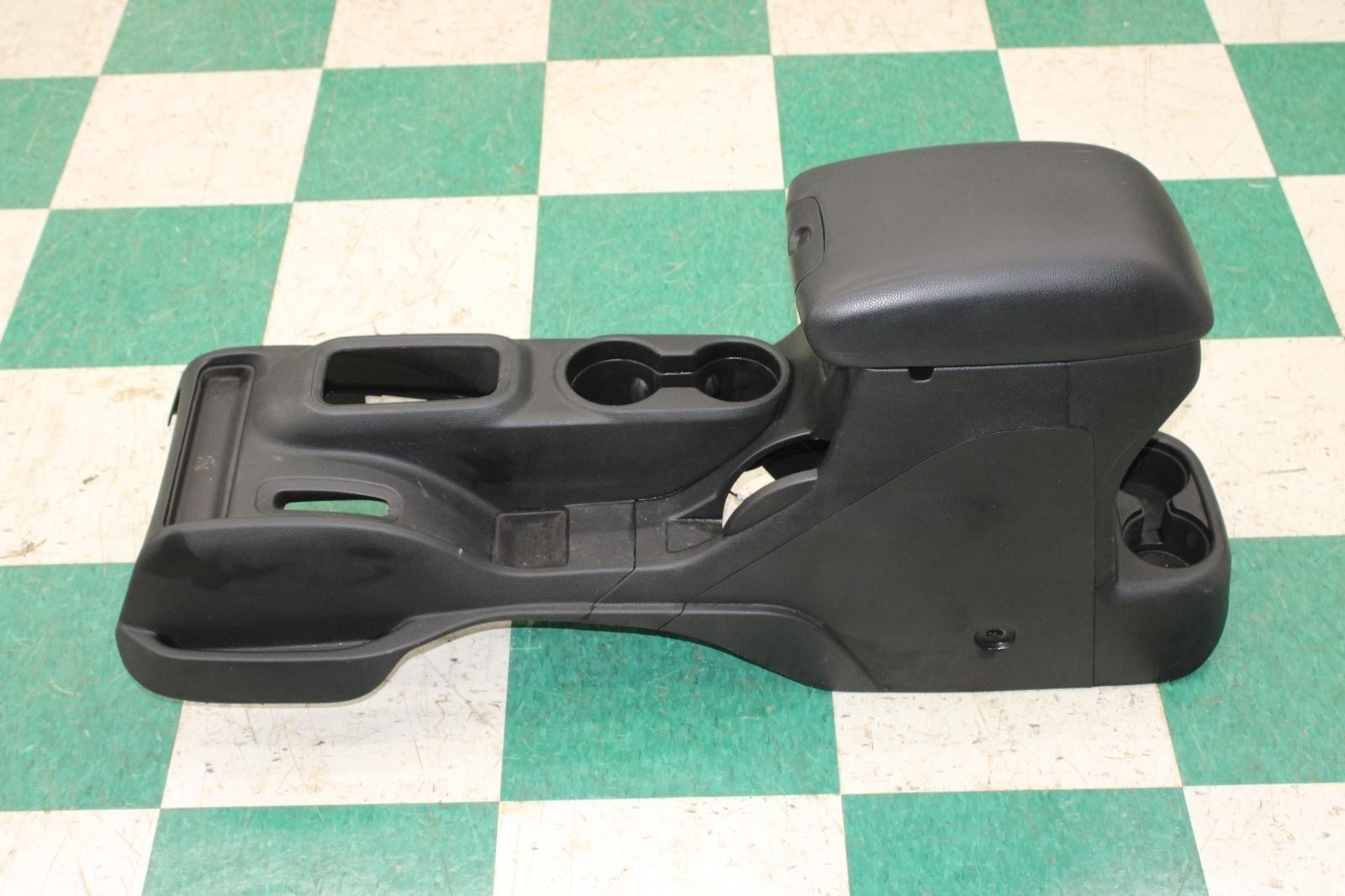 11-18 Wrangler Black Center Floor Front Console Armrest Storage OEM OE Factory