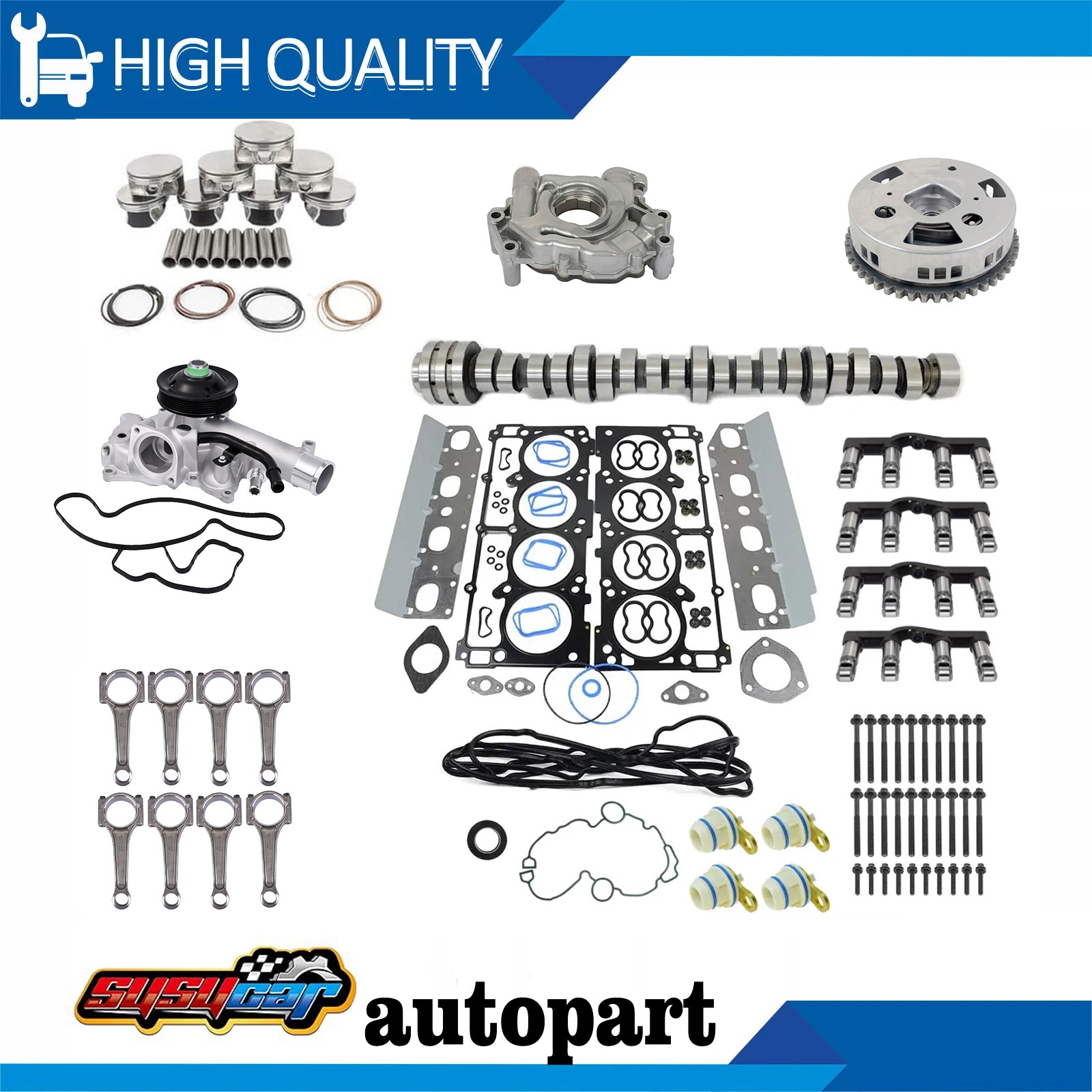 NON MDS Rebuild Cam and Lifters kit for Dodge Ram 2500 3500 5.7L Hemi 2009-2016