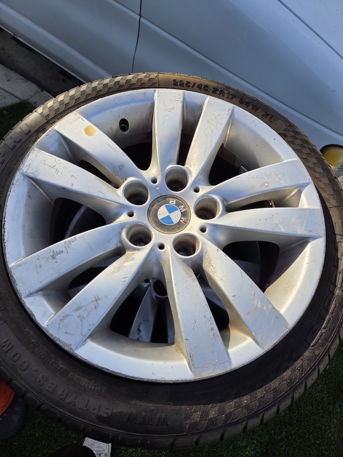 Wheel 16x7 Alloy 5 V Wide Spoke Fits 06-12 BMW 323i 1723783