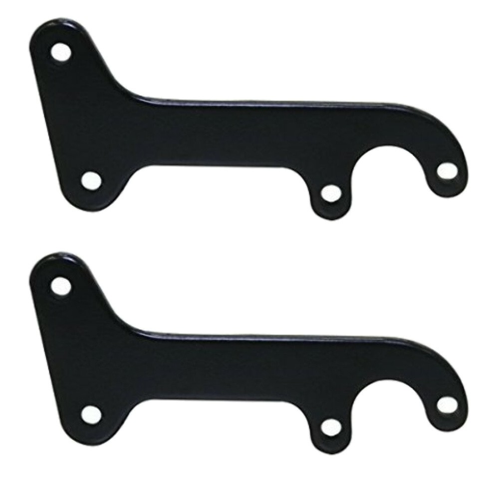 Black Tail Light Brackets, Pair Fits Ford Truck 1936-1956, Model A Lights, Stree