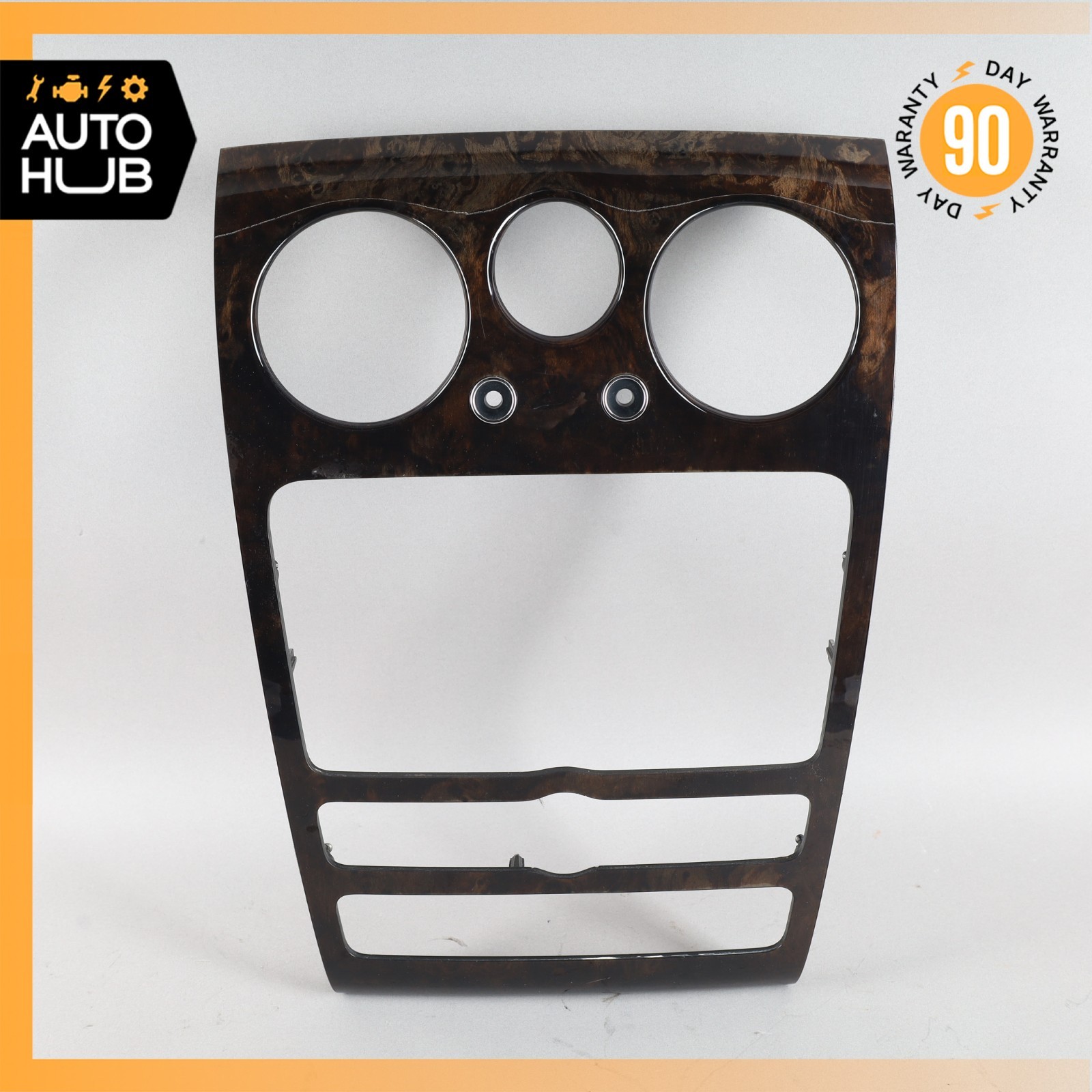 03-13 Bentley Continental GTC GT Center Dashboard Instrument Panel Wood OEM