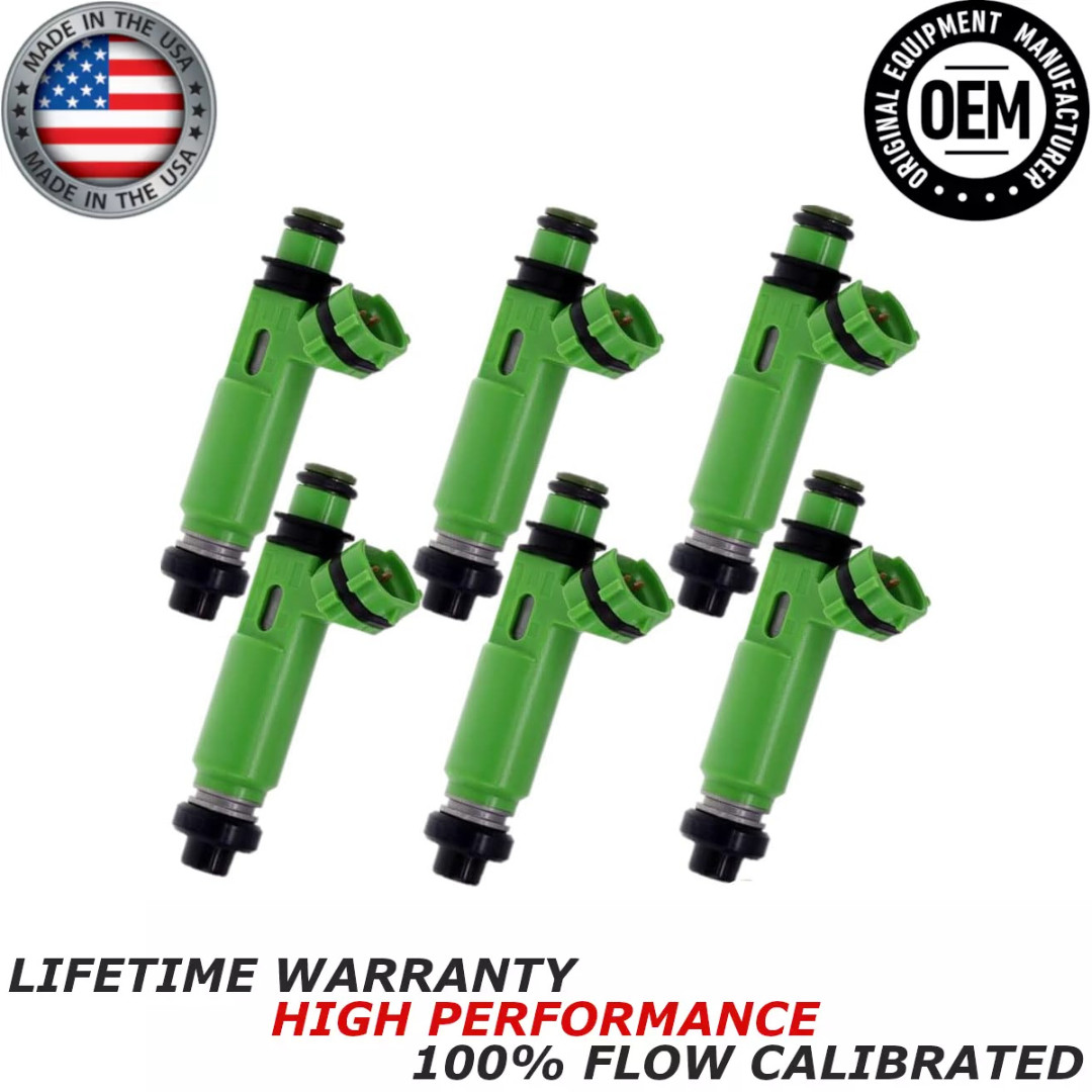 NEW x6 OEM DENSO FUEL INJECTORS FOR 1998-2003 Mitsubishi Montero Sport 3.0L