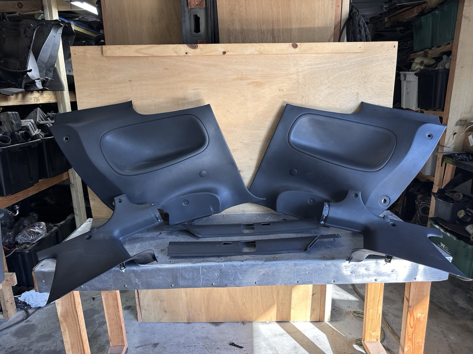 89-93 Nissan 240sx S13 Rear Quarter Panel Trim & B/ C Panel Set Hatch 89-93 Nissan 240sx S13 Rear Quarter Panel Trim & B/ C Panel Set Hatch