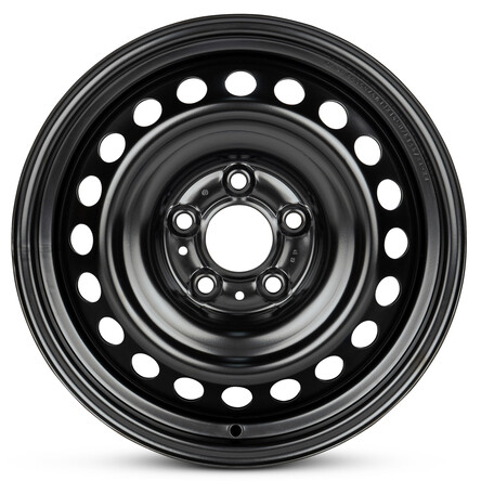 New Wheel For 2013-2025 Nissan Sentra 16 Inch Powder-Coated Black Steel Rim