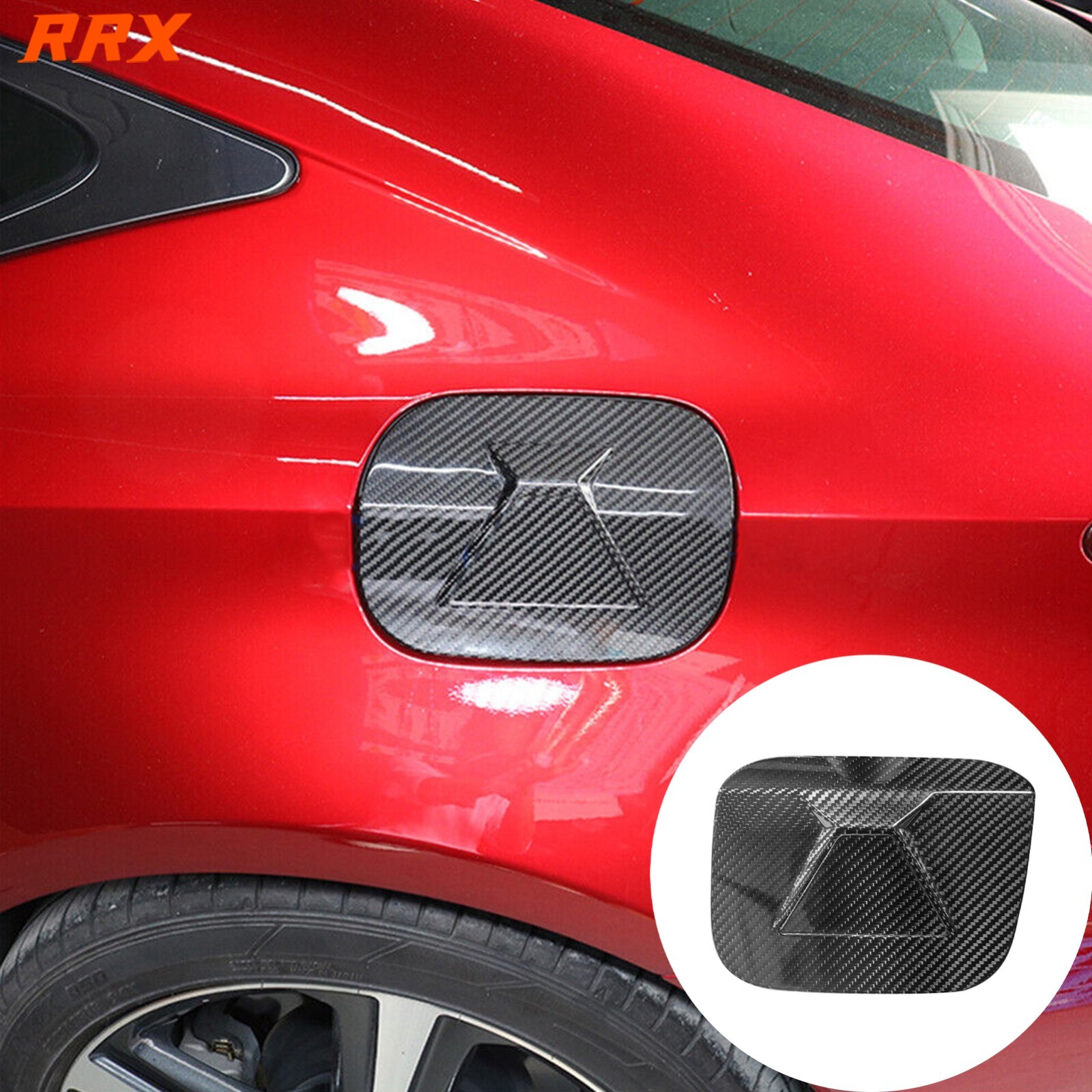 Real Carbon Fiber Fuel Tank Cap Gas Oil Cover For Lexus RC F RC200t RC300 RC350